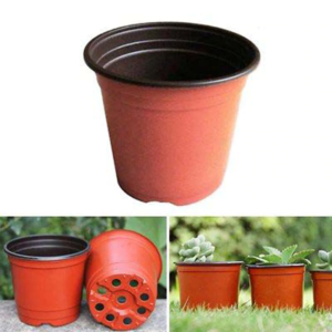 100Pcs Seedling Flower Pot Plastic Plant Pots