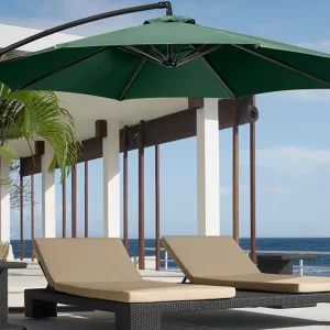 2.7/3M Parasol Replaceable Cloth without Stand Outdoor Garden Patio Banana Umbrellas Cover Waterproof Shade Sail Sunshade Canopy