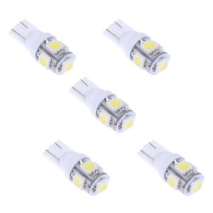5Pcs Car Led Light T10 5050 5SMD Instrument