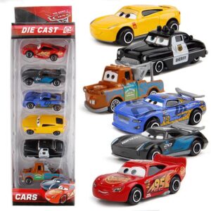 7PCS/Set Disney Pixar Car 3 Lightning McQueen Jackson Storm Mack Uncle Truck