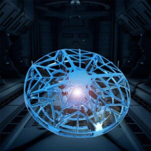 Mini UFO Drone with Led Lights Hand Operated Levitation Kids