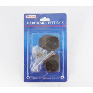 Hersen DIY PVC Side Bracket 25 mm, SAF-31, Plastic Material, Brown Colour