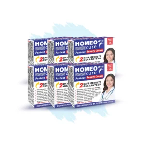 Homeo Cure Beauty Cream Fastest 2 Days Results Guaranteed (Pack Of 6)